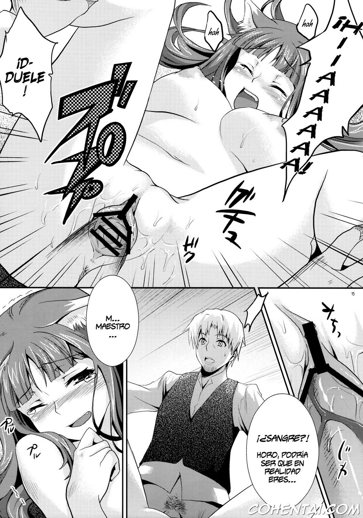 Ookami to Mitsu Ringo (Ookami to Koushinryou) xxx comics manga porno doujin hentai español sexo 