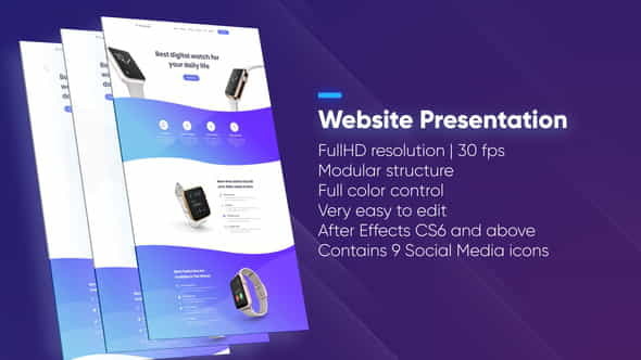 Website Presentation - VideoHive 23215306