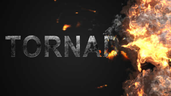 Tornado Fire Twister - VideoHive 14143374
