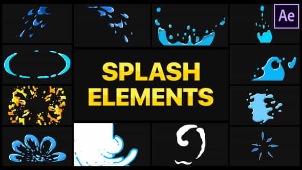 Splash Elements | After Effects - VideoHive 28354161