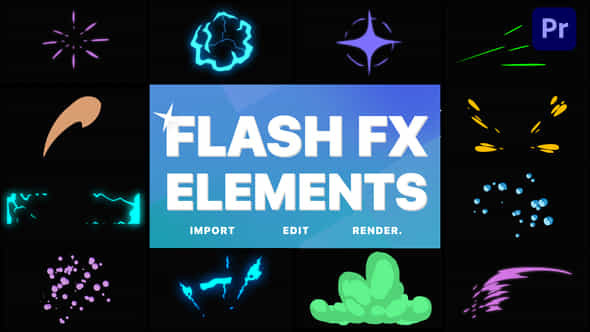 Flash FX Elements - VideoHive 32094671