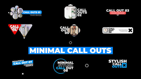 Minimal Call Outs - VideoHive 35185491