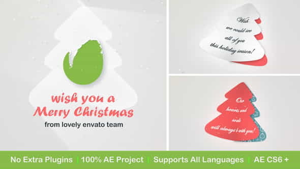 Christmas Logo with Messages and - VideoHive 25140121