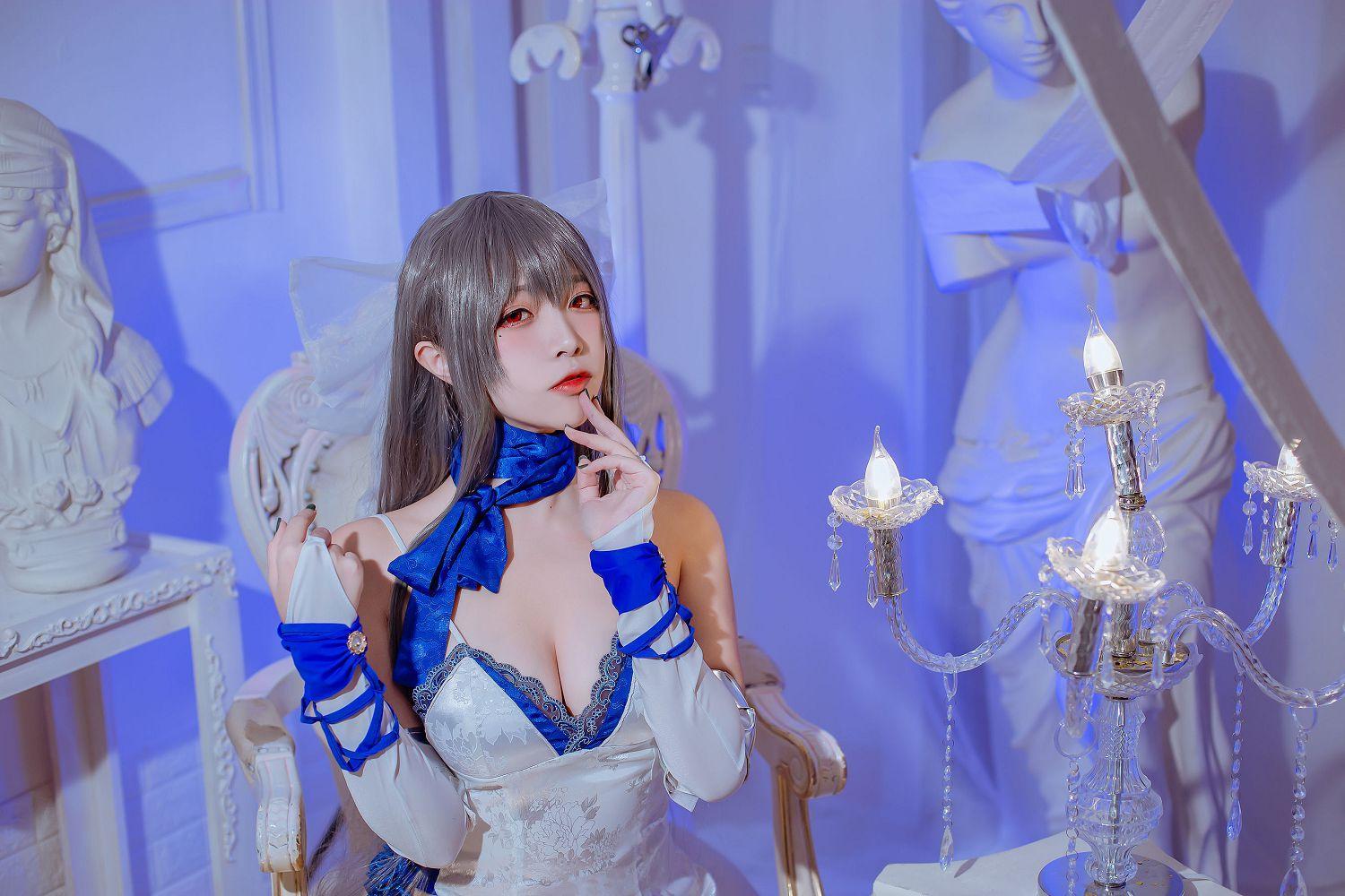 [福利女神cosplay] 二佐Nisa - 碧蓝航线 路易九世礼服(10)