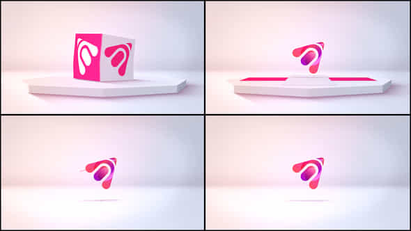 3D Box Logo Reveal - VideoHive 56389629
