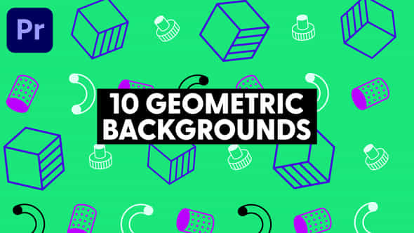 Geometric Backgrounds - VideoHive 47958870