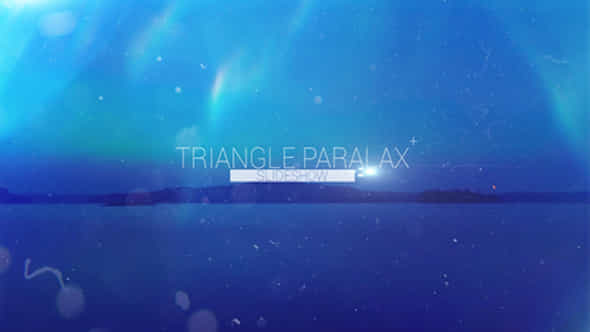 Triangle Paralax Slideshow - VideoHive 15751249