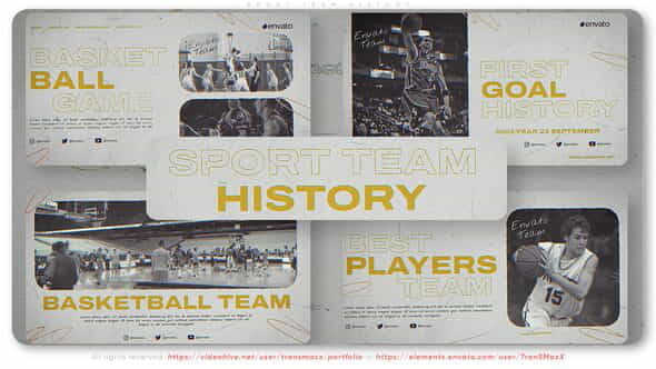 Sport Team History - VideoHive 39793526