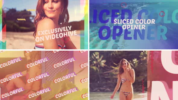 Sliced Color Opener - VideoHive 17526200
