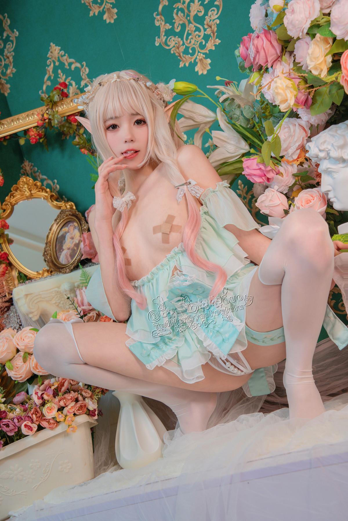 Cosplay 黏黏团子兔 豌豆公主的秘密花房(28)