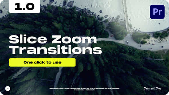Slice Zoom Transitions - VideoHive 49409395