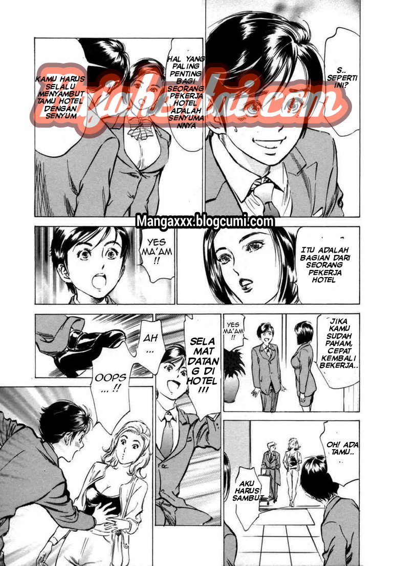 Manga Hentai XXX Komik Sex Bokep Porn Entotin Tamu Hotel saat Shift Malam 09