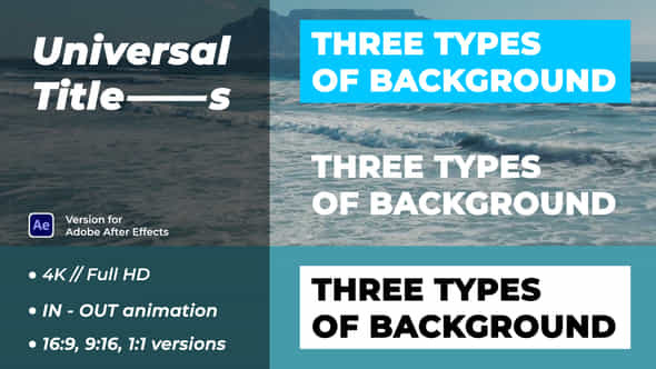 Universal Titles - VideoHive 45453715