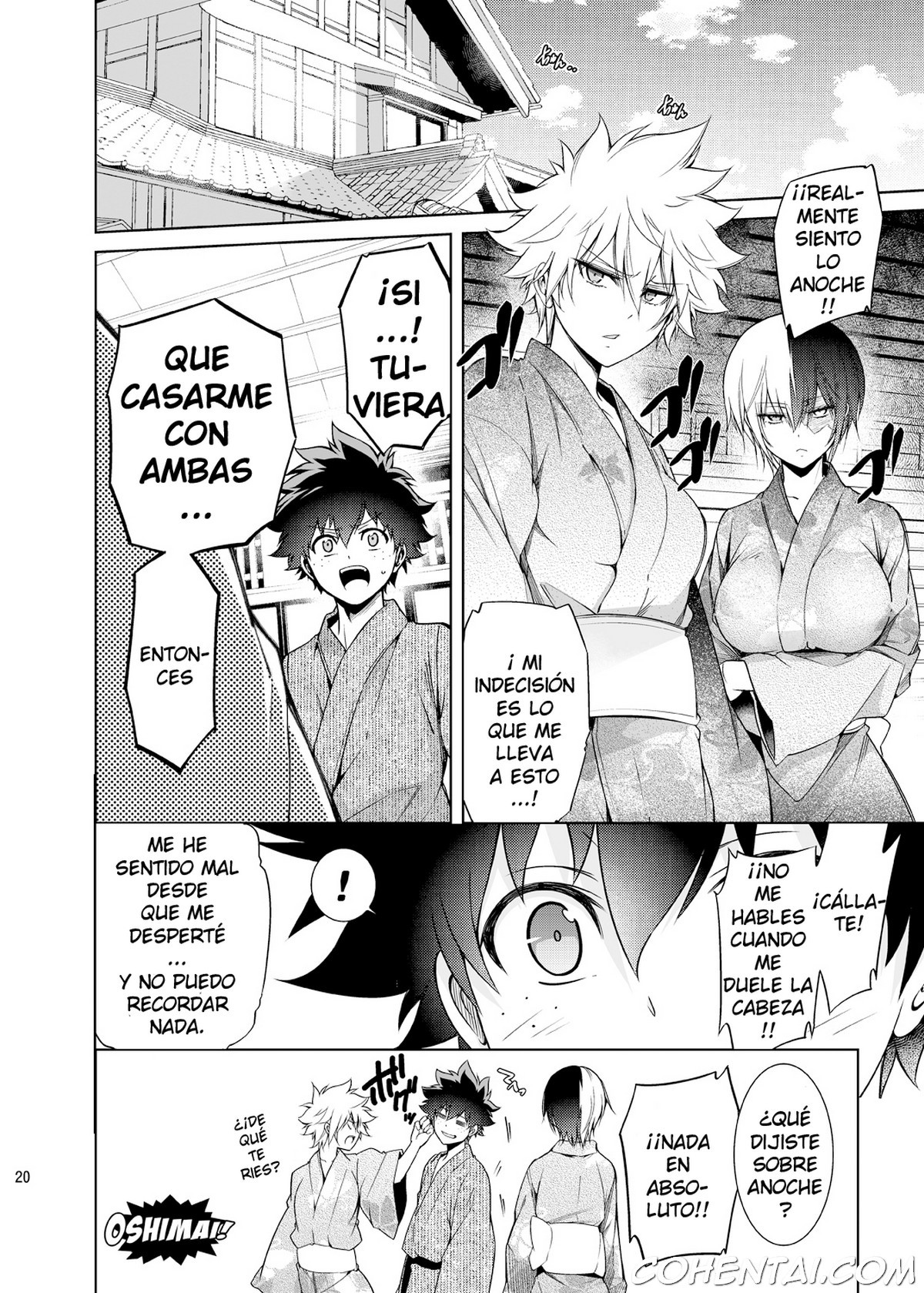 Boku no Iinazuke to Osananajimi ga Shuraba Sugiru Ver. 4 (Boku no Hero Academia) xxx comics manga porno doujin hentai español sexo 