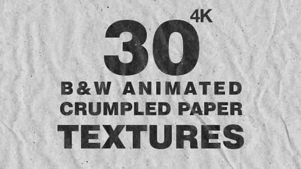 Crumpled Paper Pack 4K - VideoHive 23369080