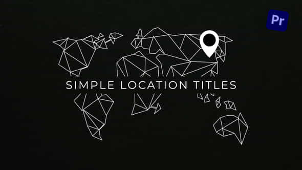 Simple Location Titles - VideoHive 37895824