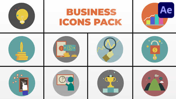 Business Icons Pack - VideoHive 46681899