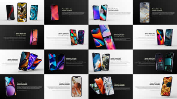 Phone 16 Pro Max Mockup - VideoHive 57878482