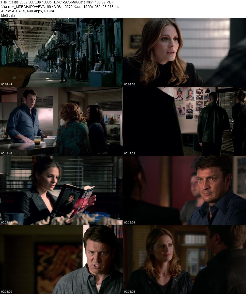 Castle 2009 S07E06 1080p HEVC x265 MeGusta