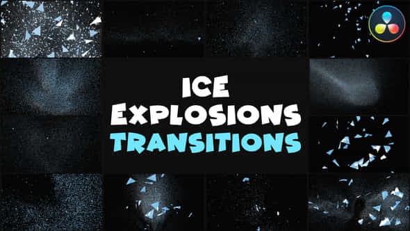 Ice Explosions Transitions - VideoHive 41295215
