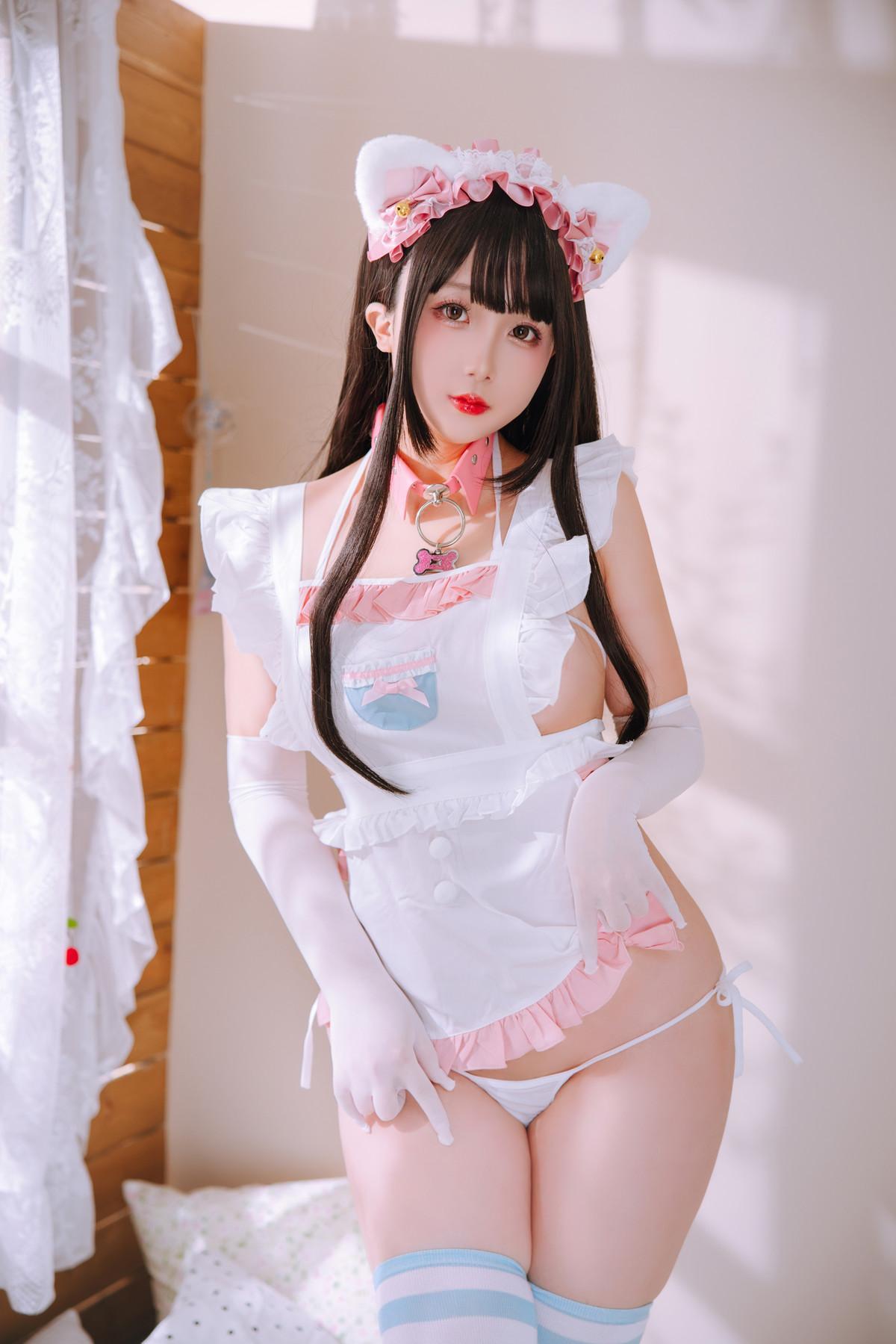 Cosplay Rinaijiao日奈娇 兔尾女仆(11)