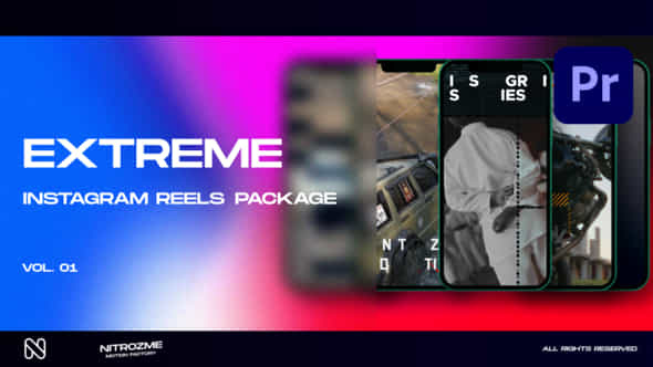 Extreme Instagram Reels Vol 01 For Premiere Pro - VideoHive 50534208