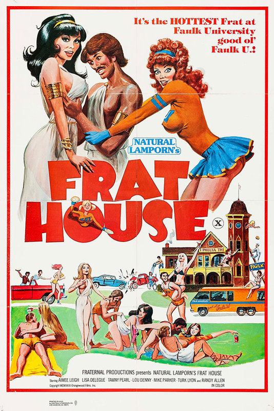 Frat House / National Lamporn's Frat House / I Ata Pie /  (Sven Conrad, VCX) ( ) [1979 ., Classic, Comedy, All Sex, Facial, BDRip, 1080p] (Hillary Summers (as Aimee Leigh), Blanca, Candie, Connie Peterson (as Catrina), Donn