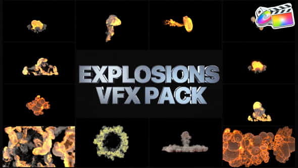 Explosions Pack | FCPX - VideoHive 34147117