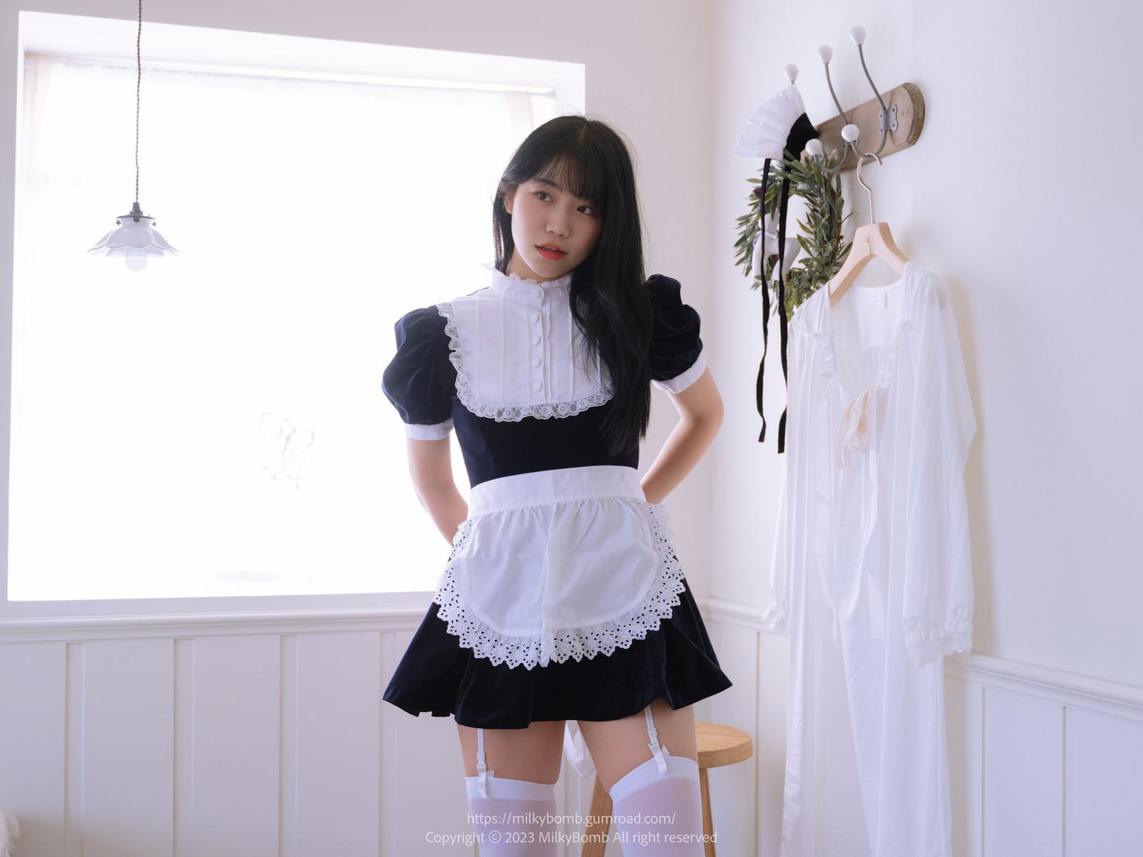 Yui 유이, [MilkyBomb] Maid Set.01(48)