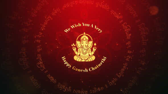 Ganesh Chaturthi Message - VideoHive 54107773
