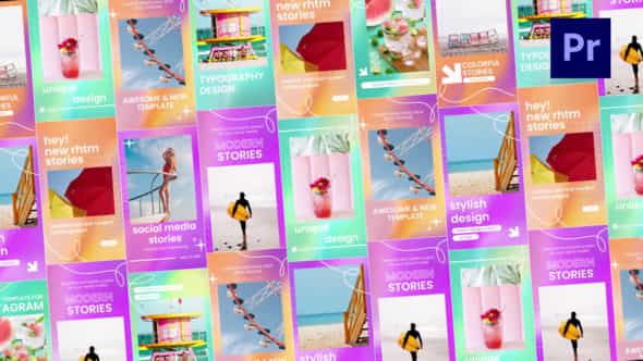 Happy Social Media Stories Pr - VideoHive 51014662