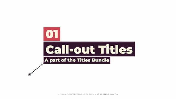 Titles - Callouts - VideoHive 36399261