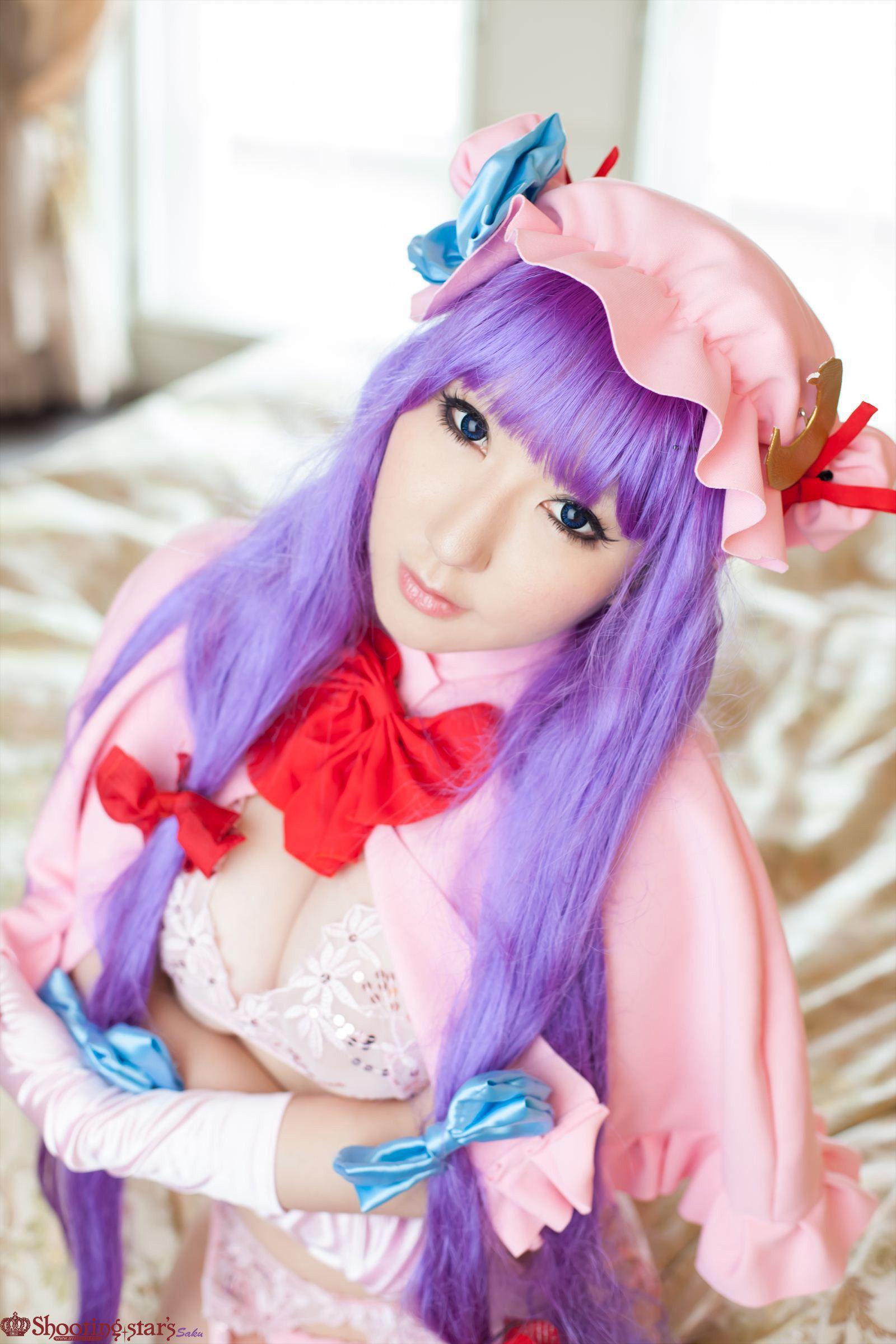 绫香サク (サク綾香 Saku Ayaka) 《東方Project》Patchouli Knowledge [Shooting Star’s] 写真集(59)