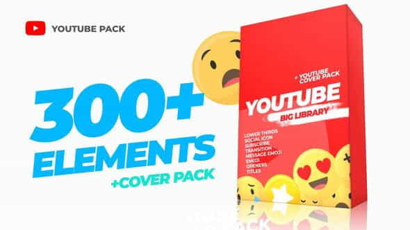 300 Youtube Library and over - VideoHive 24219192