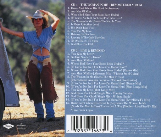 Shania Twain - The Woman in Me {25th Ann  Edition} (1995) [CD FLAC]