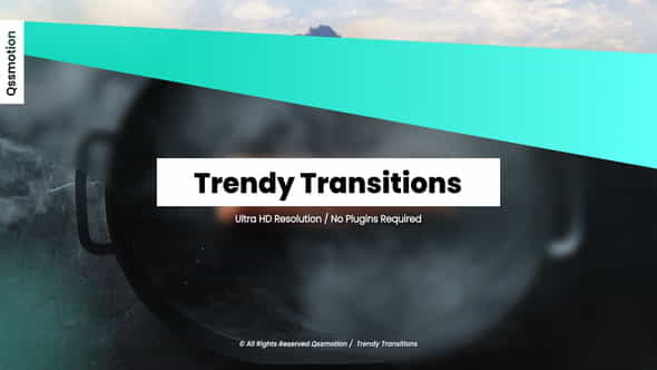 Trendy Transitions - VideoHive 33742428