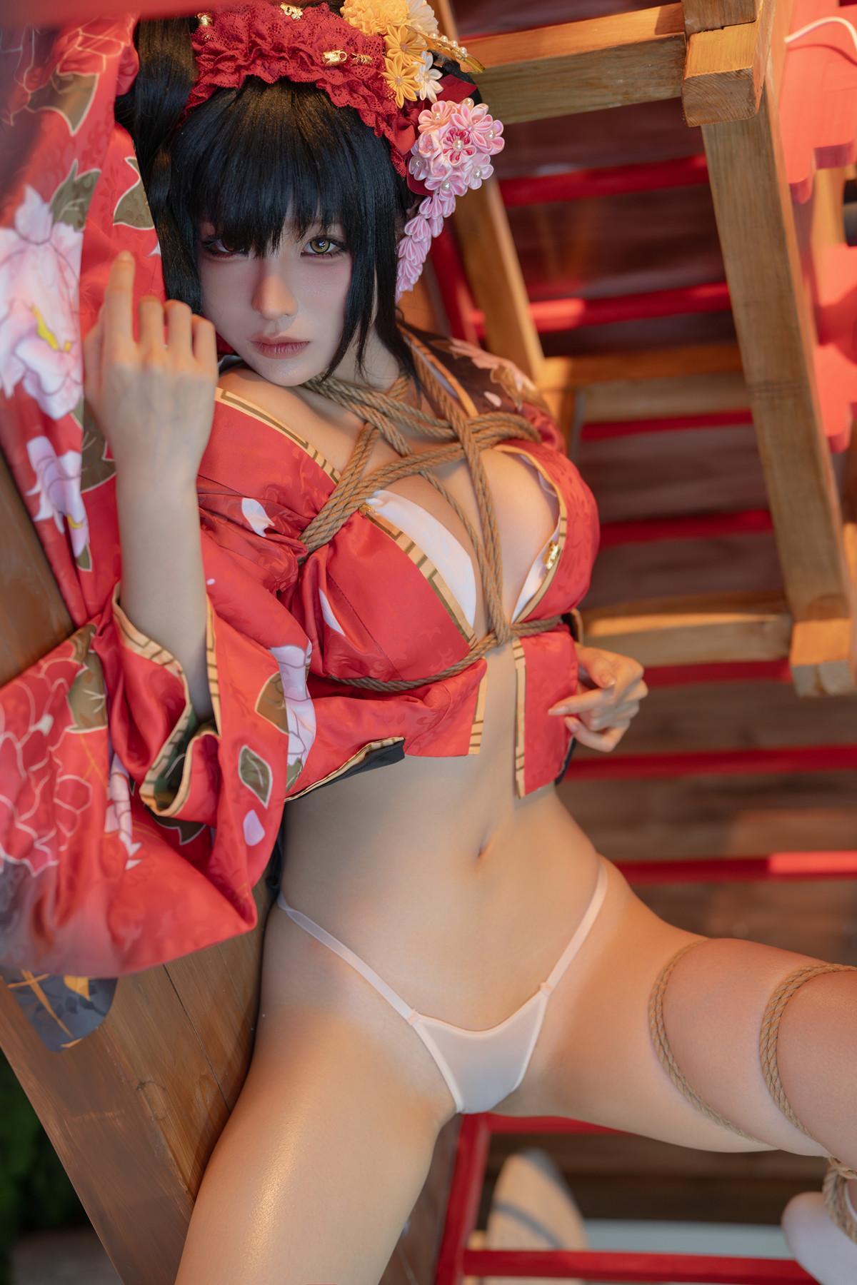 Cosplay 蠢沫沫Chunmomo 狂三和服 Kurumi Set.02(15)