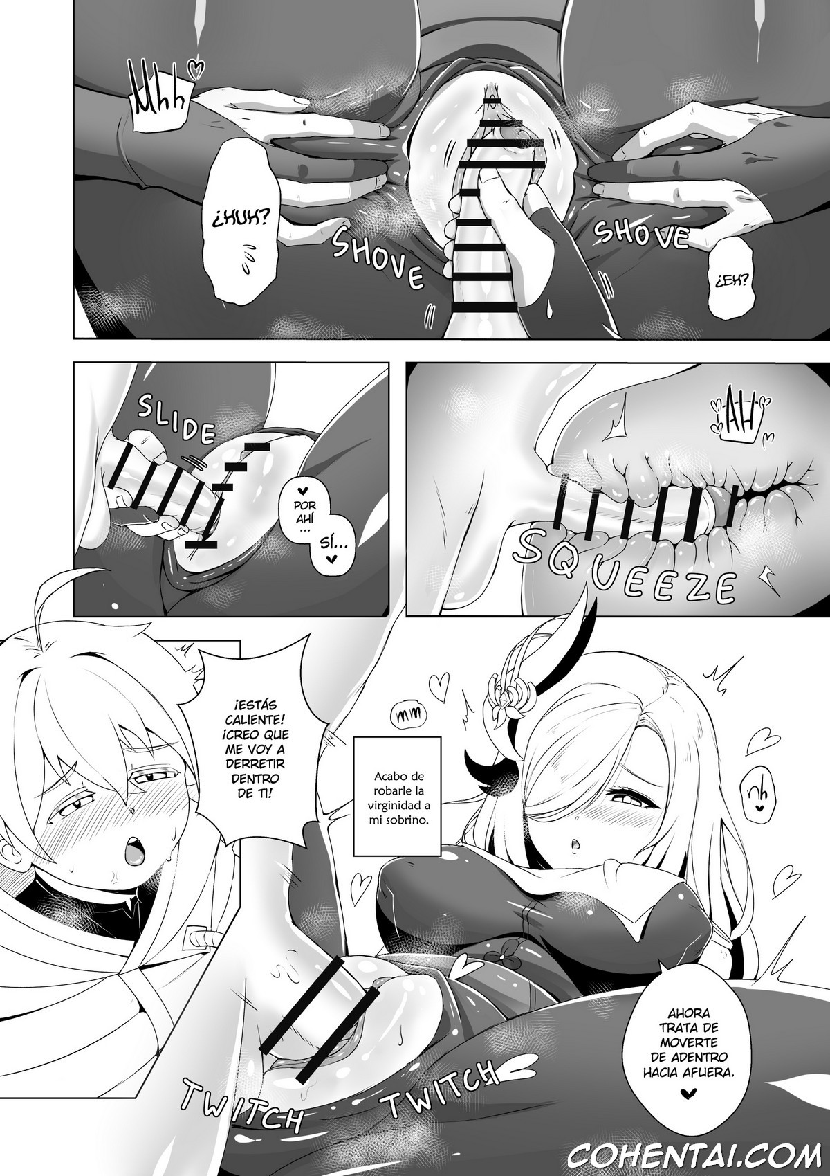 Emergency Exorcist Training (Genshin Impact) xxx comics manga porno doujin hentai español sexo 