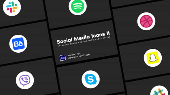 Social Media Icons Ii - VideoHive 39003252