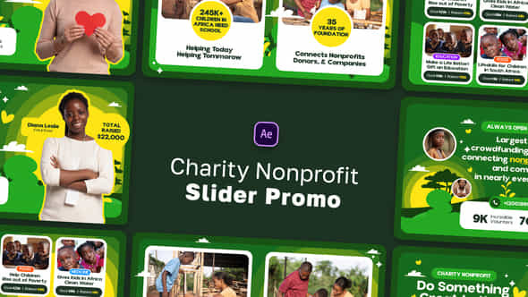 Charity Nonprofit Slider - VideoHive 46929459