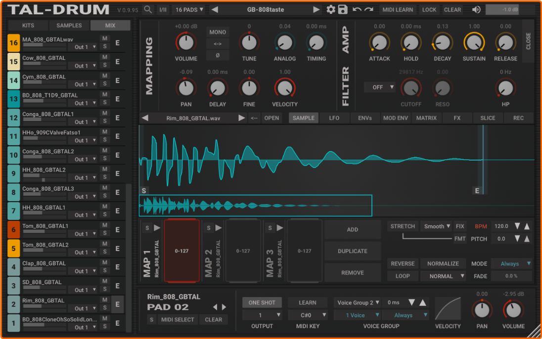 Togu Audio Line TAL Drum 2.7.5 Win-Mac-Lnx