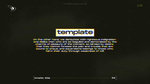 Kinetic Glitch Titles - VideoHive 47237630