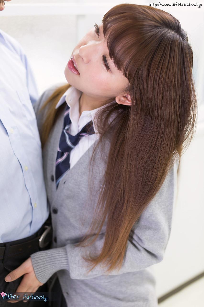 Petite Japanese schoolgirl caught masturbating in class sucks teacher's cock(7)