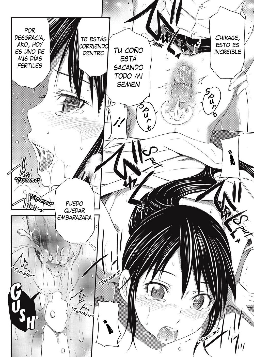 [Sabashi Renya] Momoiro Triangle Ch. 1-3 [Spanish] [arKram] [Decensored]