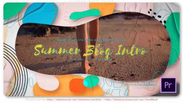 Summer Blog Intro - VideoHive 38327018