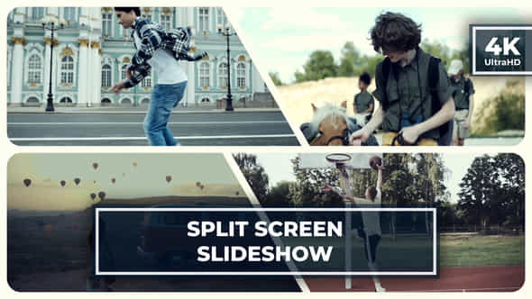 The Multiscreen Opener Split Screen Gallery Dynamic Intro - VideoHive 48756077