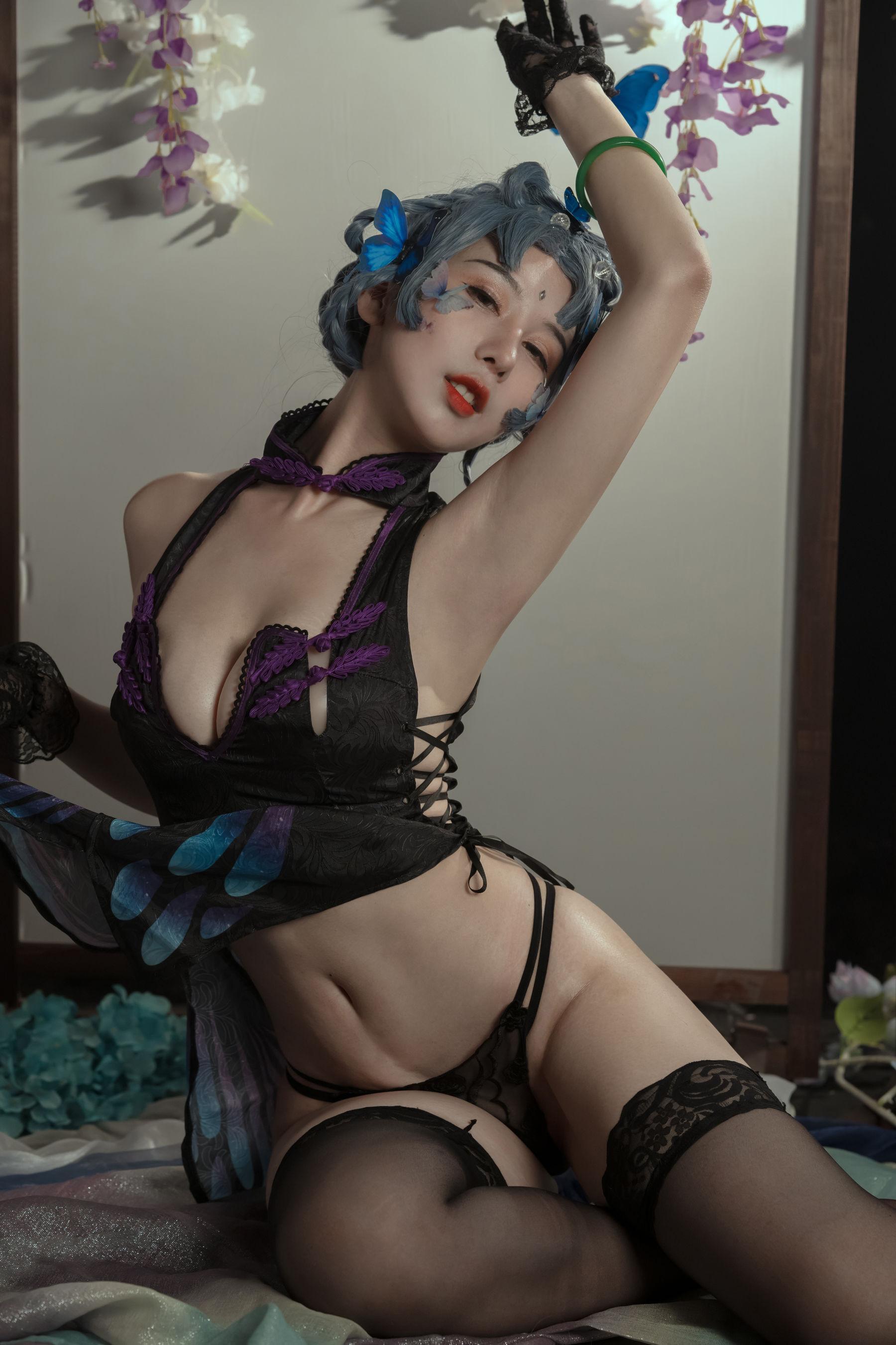 [网红COSER] 云溪溪 – 奶桃蝴蝶(24)