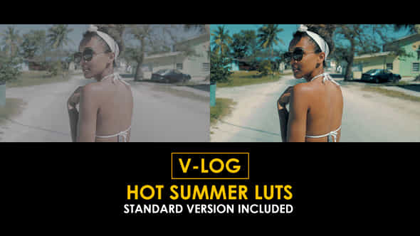 Vlog Hot Summer And Standard Color Luts - VideoHive 51434534