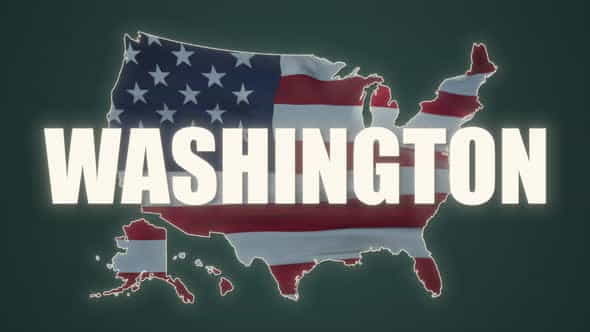 Washington State of the United - VideoHive 30983144