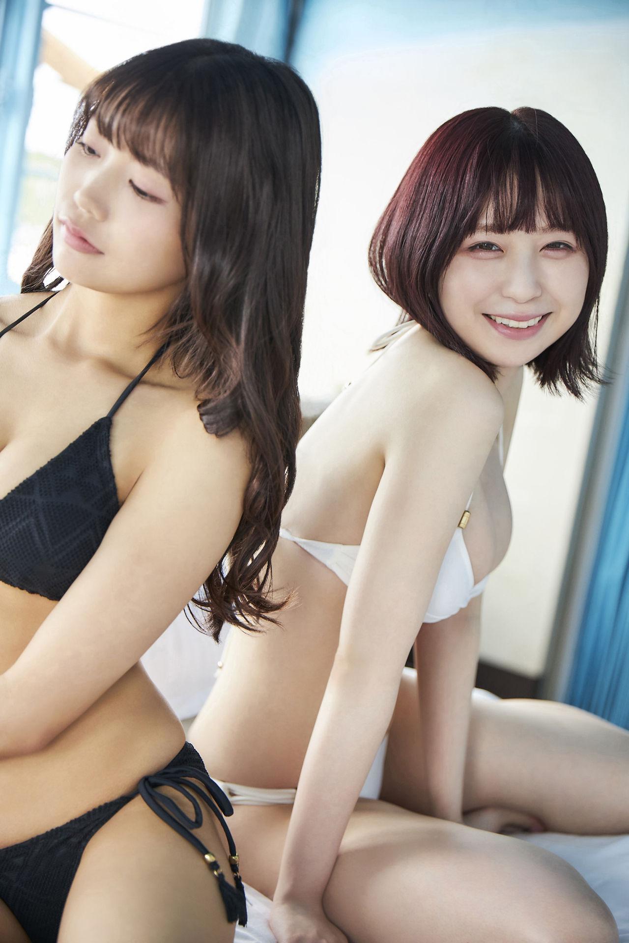 松下玲緒菜&宮内凛, ヤングガンガンデジタル限定写真集 「Dear Girls」 Set.01(21)
